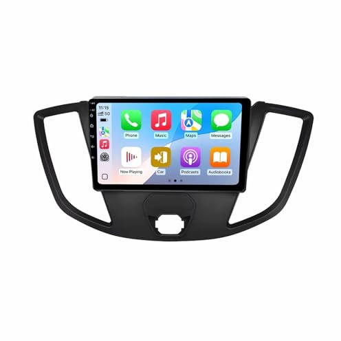 Android 13 2 DIN Pantalla Táctil Radio 9 Coche Pantalla para Ford Transit 2013-2018 con Enlace Espejo/Navegación GPS/Radio FM/BT/Mandos Volante/Reproductor Multimedia(8G+256G)