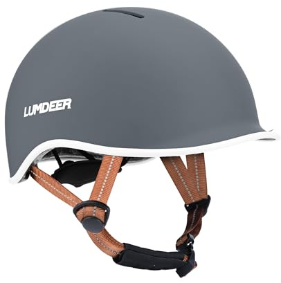 LUMDEER Casque de vélo pour adulte - Casquette de baseball - Casque de ville élégant - Pour femme - Pour trajets en ville, scooter