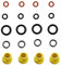 20Pcs O-Ring for Hose Nozzle Spare Seal, Pressure Washer O-ring Seal Set Compatible with Karcher K2 K3 K4 K5 K6 K7 2.640-729.0 Karcher Accessories Rubber Washers for Efficient Operation