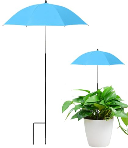 Parasol d'ombrage pour plantes d'extérieur - Parasol de jardin avec protection UV élevée et design déflecteur, pliable et facile à ranger | Pare-soleil pour plantes en pot, cours, pelouses, serres