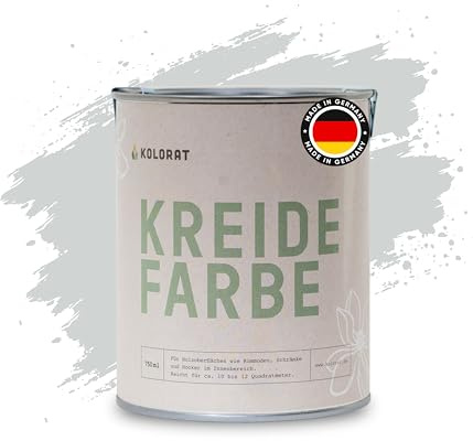 Kolorat® Kreidefarbe für Möbel Grün – 750ml – Frühlingshauch Nr. 118 | Hochdeckend, matt, für Holzmöbel innen, geruchsarm, DIN EN 71-3 geprüft