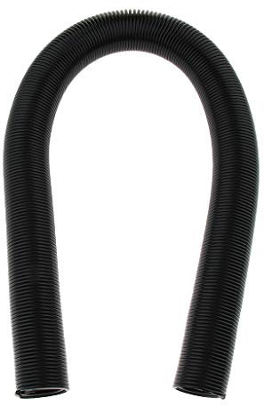 Tubo flessibile pieghevole per asciugacapelli, per toelettatura animali domestici, nero, M 38 mm