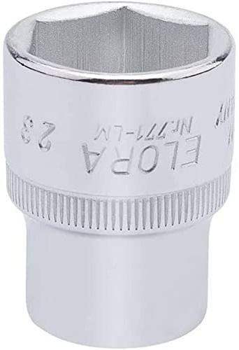 Draper 15312 Elora Hexagon Socket, 23mm Ø, 1/2 Square Drive