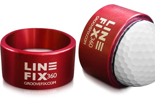 GrooveFix LineFix360 Ball Line marker (Red)