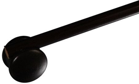 Liedeco Cafehausstange, Scheibenstange 12 mm Holz | 1 Stück - nussbaum | L 60 cm