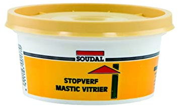 Soudal Ayrton Mastic vitrier 500 g Naturel Beige