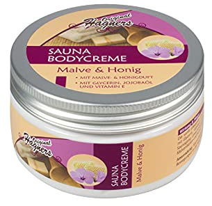 Original Hagners Crema corporal para sauna, malva y miel, 200 ml