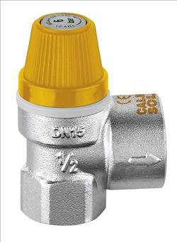 Sicherheitsventil 6 bar, für Solar 1/2 IG x 3/4 IG (Abgang)