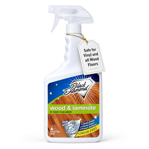 Wood and Laminate Floor Cleaner: for Hardwood, Real, Natural and Engineered Flooring, Biodegradable Safe for Cleaning All Floors.