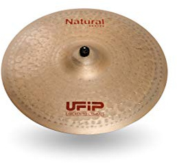 Ufip NS-17 Natural Series Crash-Becken, 43,2 cm, B20 Bronze-Legierung, handgefertigt in Italien seit 1931, mit unserem exklusiven Rotocasting-Prozess, entworfen für Jazz, R & B, Fusion, Blues und