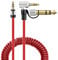 Inovat Replacement Red Aux Auxiliary Pro and Detox Edition Cable Wire Cord for Monster Solo Beats Studio Headphones By Dr Dre Solo Studio Solohd Headphones Cable