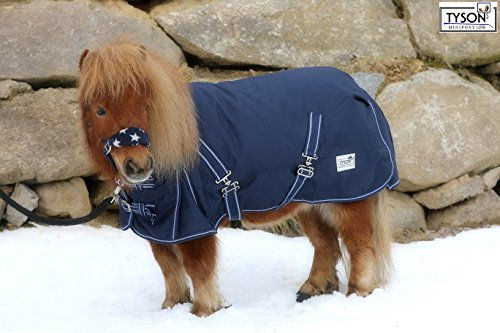 1200 D mit 100 Gr- Outdoordecke Regendecke Minishetty Mini Shetty Tysons 65 70 75 80 85 90 95 100 cm (90)