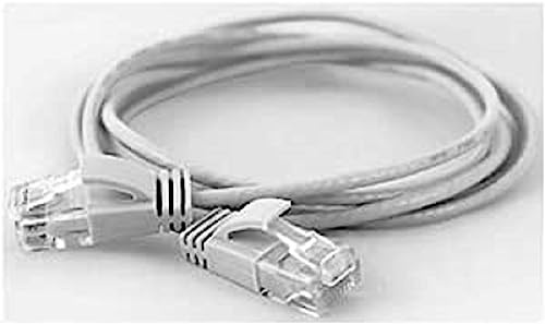 wantecWire Extra dünnes Patchkabel CAT.6 UTP, Länge 2 m, weiß
