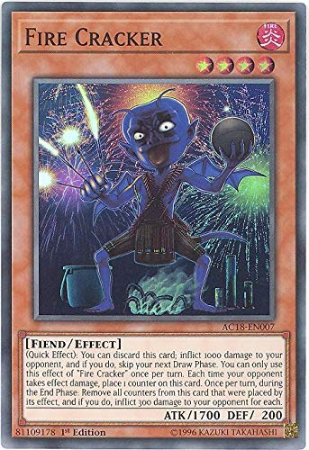 Yu-Gi-Oh! - Fire Cracker - AC18-EN007 - Adventskalender 2018-1. Auflage - Super Rare