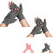 SupreGear Arthritis Gloves (2 Pairs), Rheumatoid Arthritis Compression Gloves for Arthritis Hands, Pain Relief Gaming Typing Fingerless Gloves for Women Men (Grey, L)