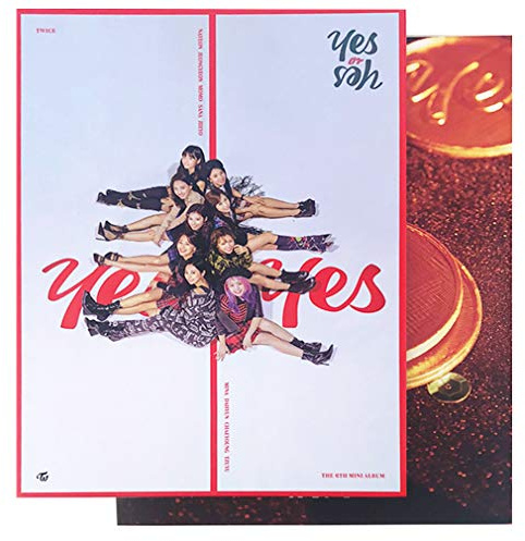 TWICE 6th Mini Album - YES OR YES [ C ver. ] CD + Photobook + Photocards + Yes or Yes Card + FREE GIFT