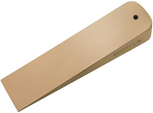 CS Unitec EX1101U-2A Non-Sparking Aluminum Bronze (Albr) Flange Wedge with Lanyard Hole 1/2In X 3/4 X 4In
