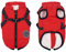 Savlot Hundejacke Winterweste Jacken Hundemantel Hundepullover Haustier Skifahren Kostüm Ärmellose Baumwolle Gepolsterte Weste Mit Brustgurt Gurt - Rot, M
