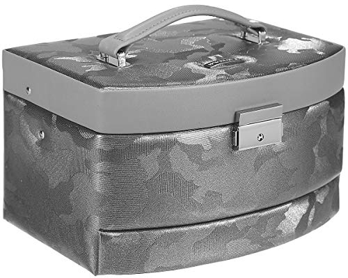 Windrose Camouflage Schmuckkoffer 23 cm silbergrau