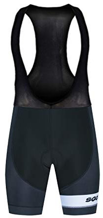 SGCIKER Bianco Uomo Taglio Laser Cut Pantaloncini da Ciclismo 9D Gel Imbottito Ciclismo Collant Italia Power Band Pantaloni da Bicicletta (L)