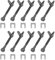 Fdit1 Kit de Tornillo Tensor de Cadena de 10 Piezas para Husqvarna 162181266268272 272XP 281 288 288EPA 61 66