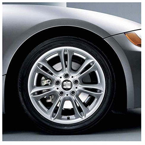 4pcs 56mm Centre de Voiture Caps Cover Couverture Emblème Badge Autocollant, pour Nissan Leon Ibiza Altea Alhambra Cache Jante LHAHGLY