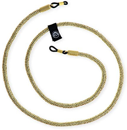 hangloo® - Das hochwertige Brillenband | Name: Maple Syrup | Farbe: Gold