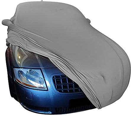 Star Cover Indoor Autoabdeckung kompatibel mit Audi TT Coupe Mk1 mit Spiegeltaschen SUPER Soft Stretch