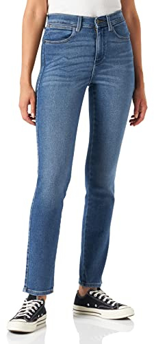 Wrangler Damen Slim Pants, Airblue, 29W / 32L