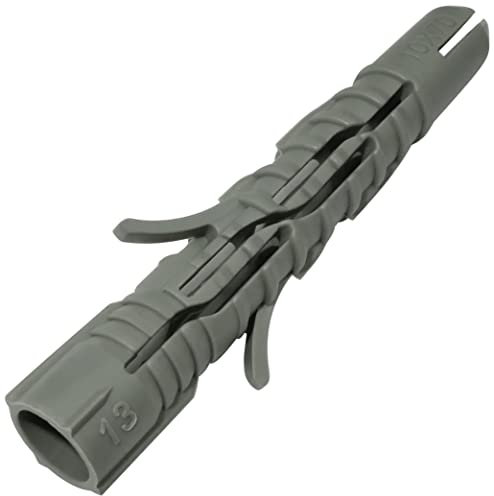 AERZETIX - C57707 - Lot de 50 Chevilles universelles Ø10x70 mm - Chevilles Crampons Multi-usages - en Plastique - pour Fixation en béton Brique parpaing