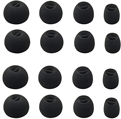Replacement Ear Tips for Sennheiser Earbuds Tips Replacement Extra Small Earbuds Tips for Sennheiser Momentum IE CX IE300, Black