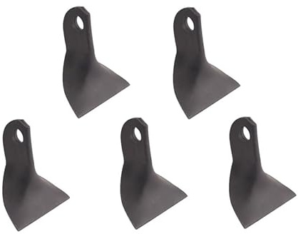 SECURA 5x Bechermesser/Mulchmesser kompatibel mit Schlegelmulcher SM120B (67820) SLM160F (67825)