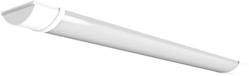 4lite Indoor Batten (White) 1700lm 2ft Daylight IP20 Rated Twin LED Integrated 15W Strip Light - 4L3/2013-4Yr Guarantee