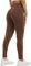 Persit Sporthose Damen, Sport Leggings für Damen Yoga Leggins Laufhose Sportleggins Lang (M, Tiramisu, 64 cm)
