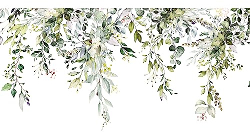 HUBDECO Schutzunterlage für den Schreibtisch - Schützt Schreibtisch vor Kratzern und Schäden - Langlebig, Hitzebeständig - Pflegeleicht, Wasserfest - Mauspad - 90x45cm - Blätter