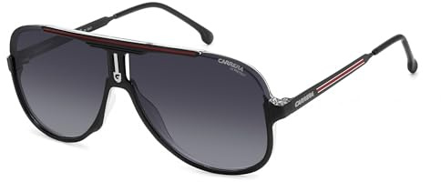 Carrera 1059/S BLACK RED/DARK GREY SHADED 64/11/145 Herrenbrillen Sonnenbrillen
