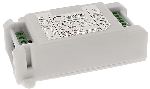 NEWLAB DALI-CC, LED-Monokanal-Dimmer mit Konstantstrom, Eingang DALI Potentiometer 1-10 V, DC einstellbar von 170 mA bis 1050 mA, DC8V-53V, Made in Italy