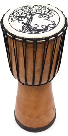 Ancient Wisdom Handgefertigte Djembe, 40 cm