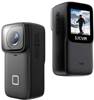 SJCAM Waterproof Action Camera 4K 30M Underwater POV Vlogging Camera HDR SIX-AXIS Stabilization,Wide FOV,Touch Screen, 5G WiFi Living Stream (C200Pro),Gifts