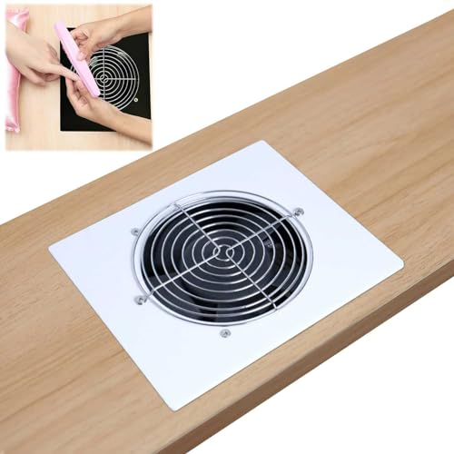 HNSYPX 80w Aspiratore Unghie Filtro Incorporato, Filtri Aspiratore per Manicure Grande Aspirazione Regolabile, Aspiratore per Unghie con Sacchetto per La Polvere Facile da Pulire per Manicure