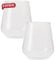 Blue Lake Travel Weingläser Plastik aus Tritan Kunststoff Weinglas - 2er-Set - unbreakable/unzerbrechlich - ideal für Camping, Poolpartys, Gartenpartys, Festivals und Picknicks