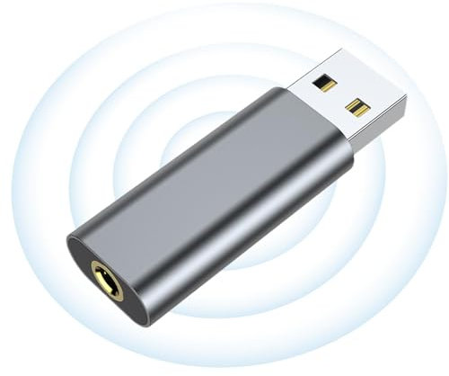 MLqkpwy USB to Audio Jack,3.5mm USB to Optical Audio Adapter Plug and | USB Headset Adapter, Driver USB Audio for Game, League of Legend, Headset