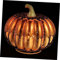 IMIKEYA Kürbis-Ornament Aus Glas Kürbis Laternen Dekorationen Herbst Kürbisse Laterne Herbst-kürbis-dekor Kürbisornament Halloween-kürbislaterne Thanksgiving Kürbisse Lampe Orange