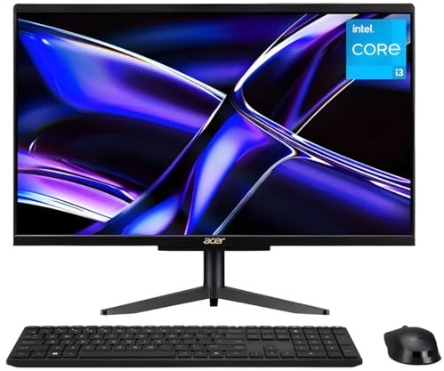 acer Aspire C24-1610 All-In-One Desktop PC | 23.8 Full HD Display | Intel Core i3-N305 | 8GB DDR4-3200MHz RAM | 512GB PCIe NVMe SSD | Windows 11 Home