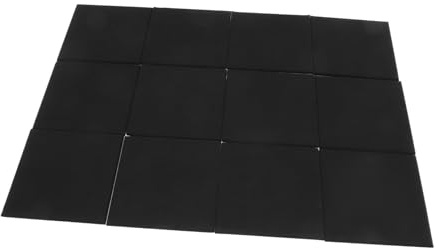 SHOWERORO 12stücke Wandplatte Aus Schallschutzplatte Selbstklebende Akustikbehandlung Schalldämpfungsschaum Schallschutzpads Für Musikzimmer Aufnahmestudio Heimkino Zugeschnittene