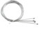 Smooth Shifting Bicycle Derailleur Cable Wires, Set of 5 for Reliable Performance (rear (2.1 m))