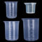 Set di 4 misurini piccoli, con beccuccio – 25 ml, 50 ml, 150 ml, 250 ml, scala precisa da 250 ml, misurino per laboratorio, cucina, giardino – ben leggibile
