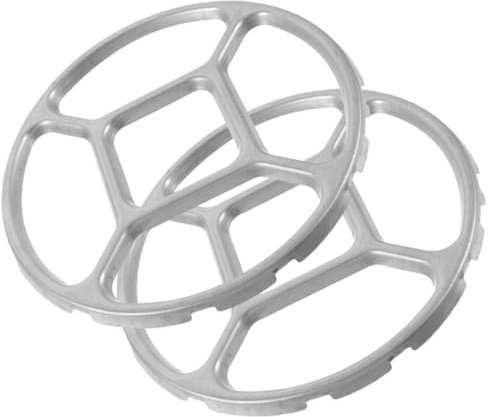 SOIMISS 2 pièces Support de Cuisinière Antidérapant Alliage Lot de Rack Stable pour Petit Wok et Casserole Accessoire de Cuisine pour Cuisinière à Gaz Design Créatif et Température