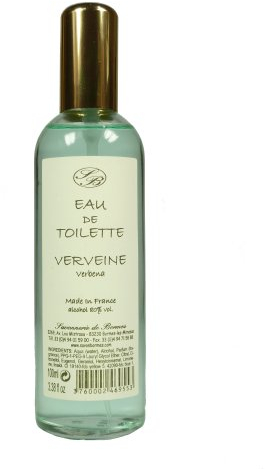 Savonnerie de Bormes: Eau de Toilette Verveine - Verbena, 100 ml Flasche mit Zerstäuber (Spray)