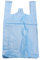 EPOSGEAR Extra Strong Eco Recycled Plastic Vest Carrier Shopping Bags - Perfect for Shops, Market Stalls, Off Licences etc (24mu Large - 11 x 17 x 21, Blue, 100)